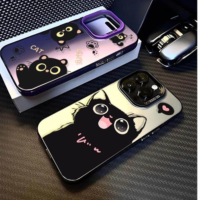 Case For Honor 400 Lite 90 200 PRO magic 7Lite 6 pro X9D X7D X7B X7A X8A X6C X5C X9C SMART 200i 400i Black Cat Cute Cover