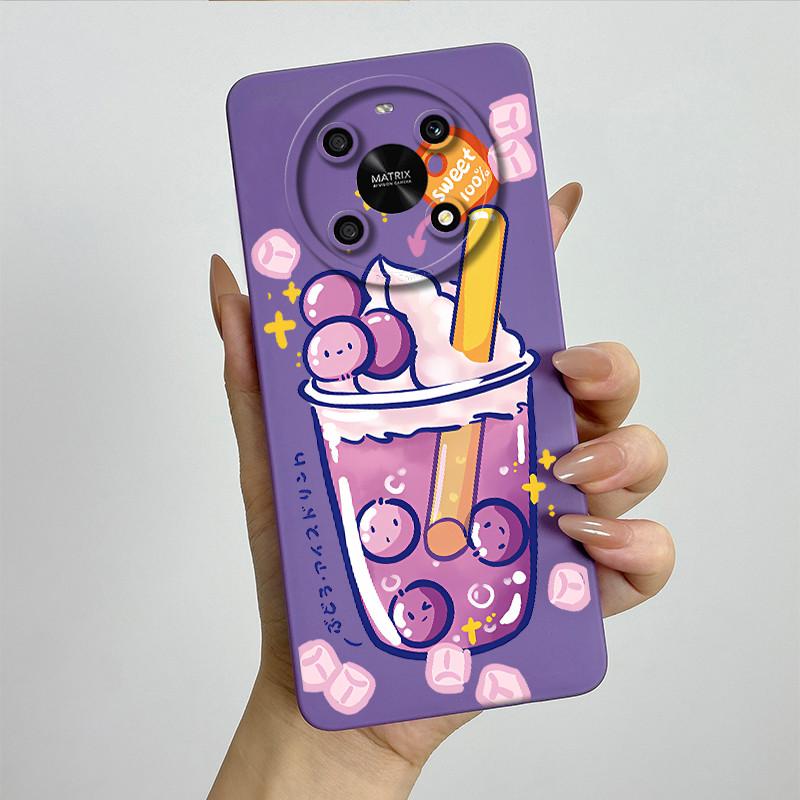 For Honor X9 4G 5G / Magic 4 Lite 4G 5G Phone Case ANY-NX1 LX1 LX2 LX3 Soft Silicone Sweet Painted Cover Cute Printed Casing