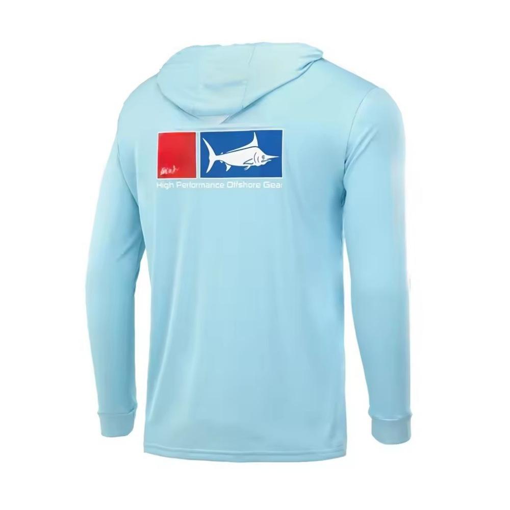 PELAGIC Men's Long-Sleeve Fishing Suit, Sea Fishing, Lure Fishing, Quick-Dry, Breathable, Sun Protection Fishing Suit