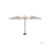 Parasol Extérieur Rectangulaire Double Face De 4,5 M Avec Manivelle (kaki) (sans Pied)