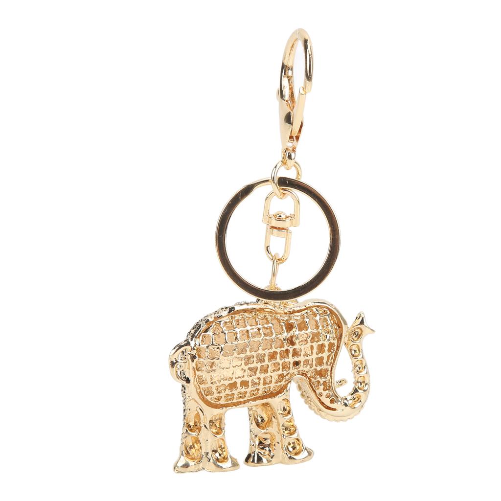 Elephant Keychain Electroplate Retro Keychain Good Luck Environmental Friendly Elephant Key Chain Cute Keychain for Birthday