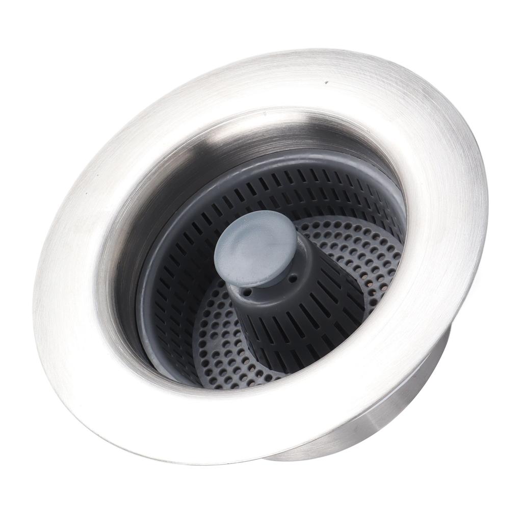 3 In 1 Stainless Steel Sink Aid Well Sealed Anti Return Water Kitchen Sink Drain Strainer for