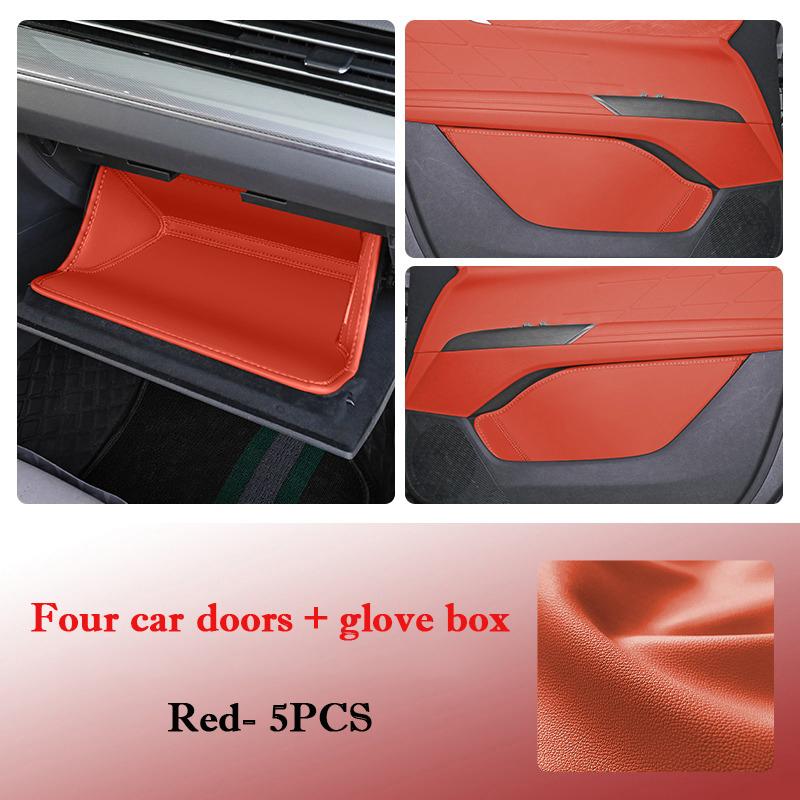 Car Door Slot Protective Pad Leather Waterproof Glove Box Mat Storage Barrel For Changan CS75 Plus 2025 2025 Auto Accessories