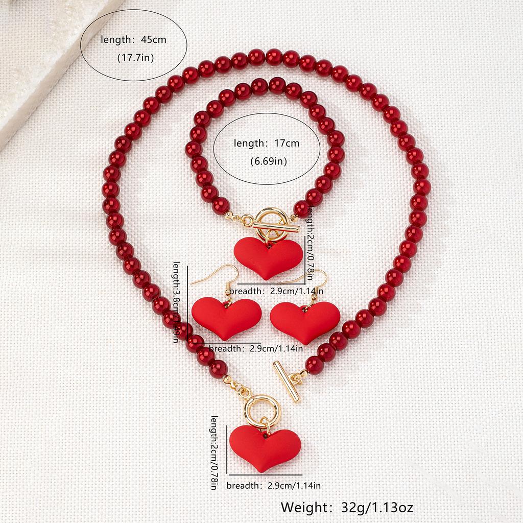 Fashion  Jewelry Set Necklace Bracelet Earrings For Women Ladies