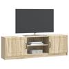 TV Cabinet in Sonoma Oak 150 x 31 x 47 cm Particleboard