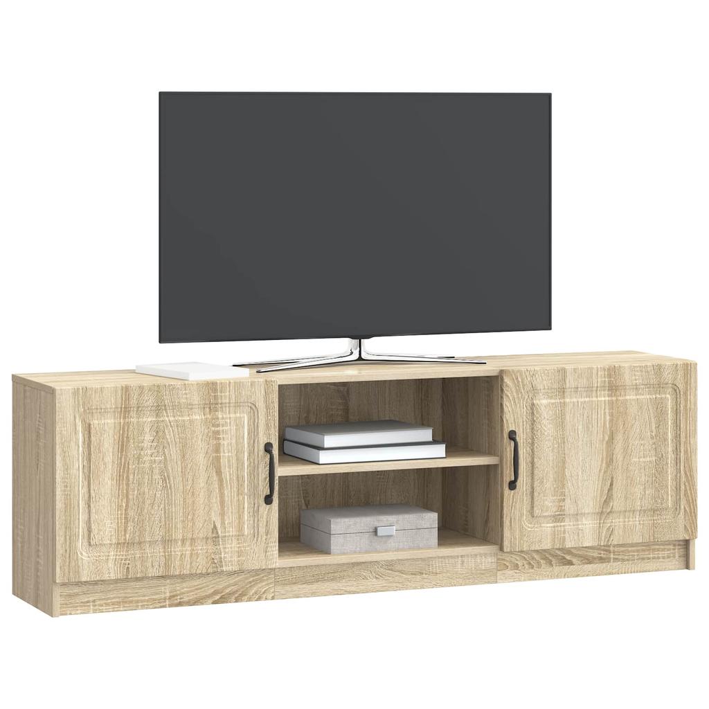 TV Cabinet in Sonoma Oak 150 x 31 x 47 cm Particleboard
