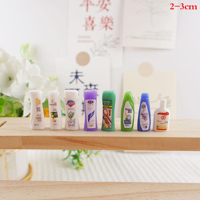 10Pcs 1:12 Dollhouse Bathroom Supplies Shampoo Wash Model For Doll House Decor