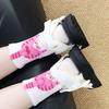 Cartoon Cat Egg Socks Soft Breathable Cute Mid Tube Cotton Socks 3D Cat Egg Balls Unique Design Trendy Funny