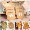 Reveal Christening Packing Labels Feeding Bottle Feet Thank You For Coming Baby Shower Hanging Tags