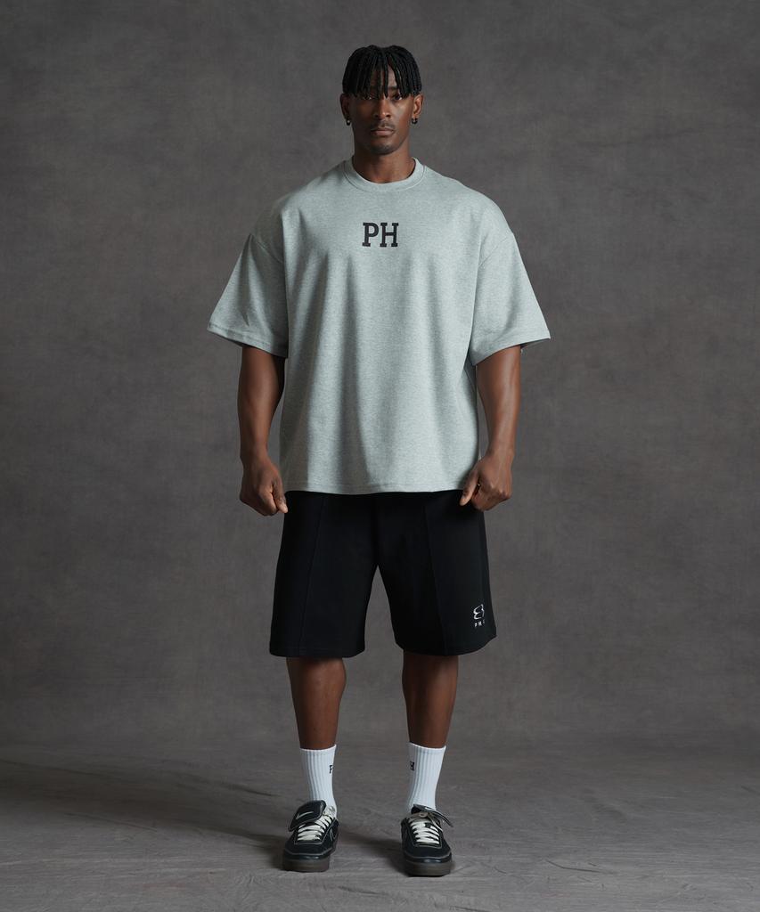 PHERMENON Oversized Ph Short Sleeve T-Shirt - Gray