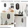 Crystal Black Sun Crystal Display Magic Bohemian Style Hand-Held Witch Supplies Wooden Pendants Pastoral Style Crystal Frame