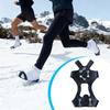 2pcs 10 Steel Studs Climbing Crampons Outdoor Unisex Snow Ice Claw Shoe Cover Anti-Slip Mountaineering Cleats Hiking Shoe Spikes