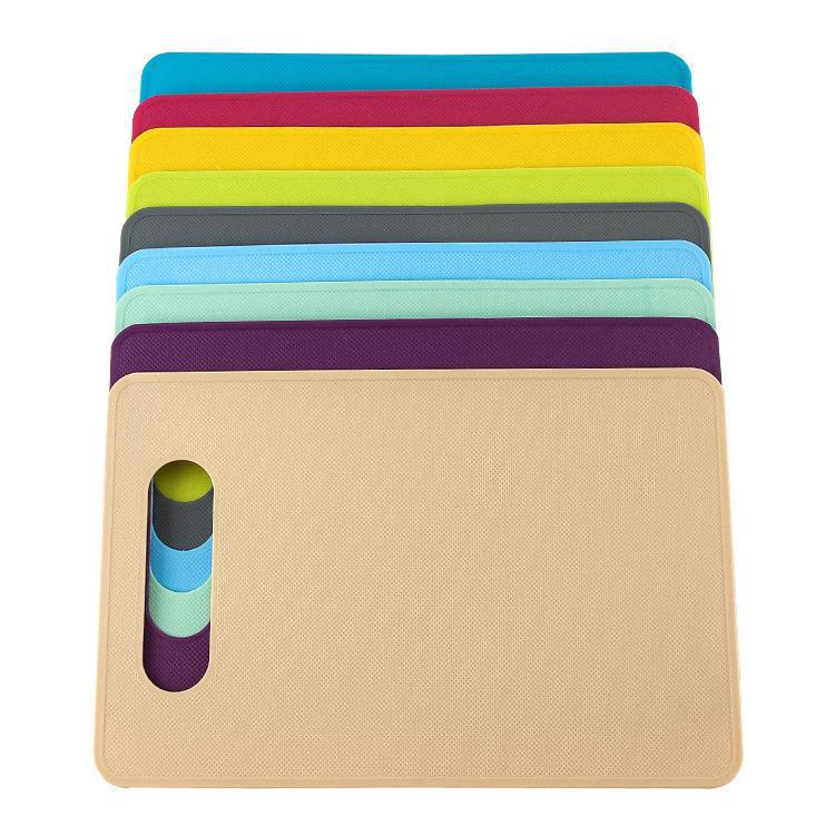 Creative Fruit Square Plastic Cutting Board - Colorful Kitchen Gadget, PP Material
