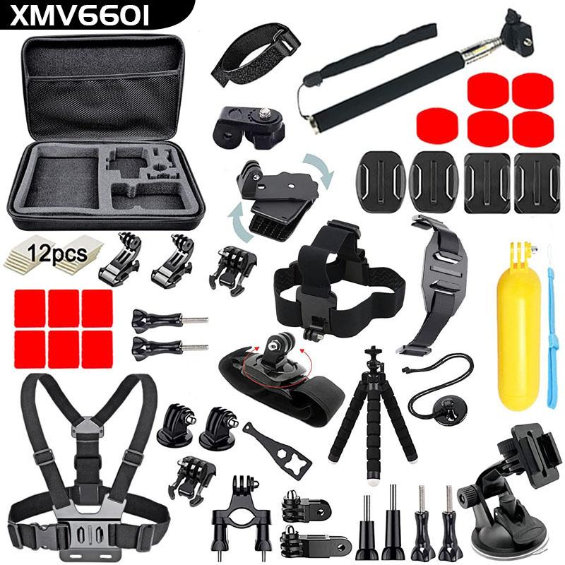 

Комплект аксессуаров для экшн-камеры GoPro Hero 13 12 11 10 9 8 7 6 5 4 Session 3 Black Max Insta360 Yi 4K DJI AKASO Campark SJCAM