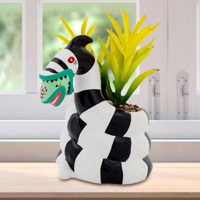 Resin Planter Movie Peripherals Planter Animal Shape Unique Flower Pot for Indoors and Outdoors Classic Movie Plant Container