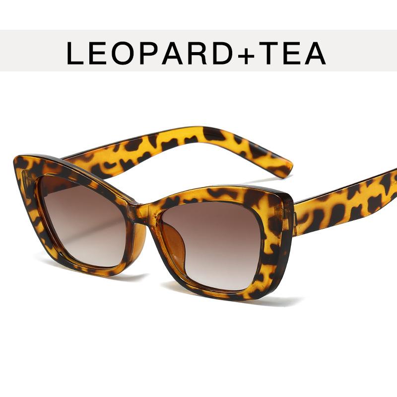 Cat Eye Shape Sunglasses Women European American Style Anti-reflective Female Glasses Vintage Retro Sun Glasses for Men