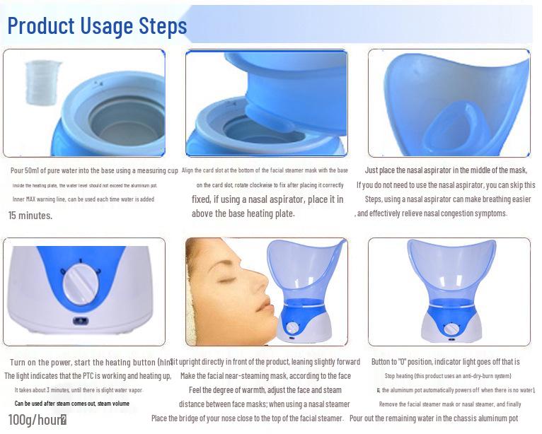 Top-Selling Facial Steamer & Humidifier - Hydrating Beauty Spray for Home