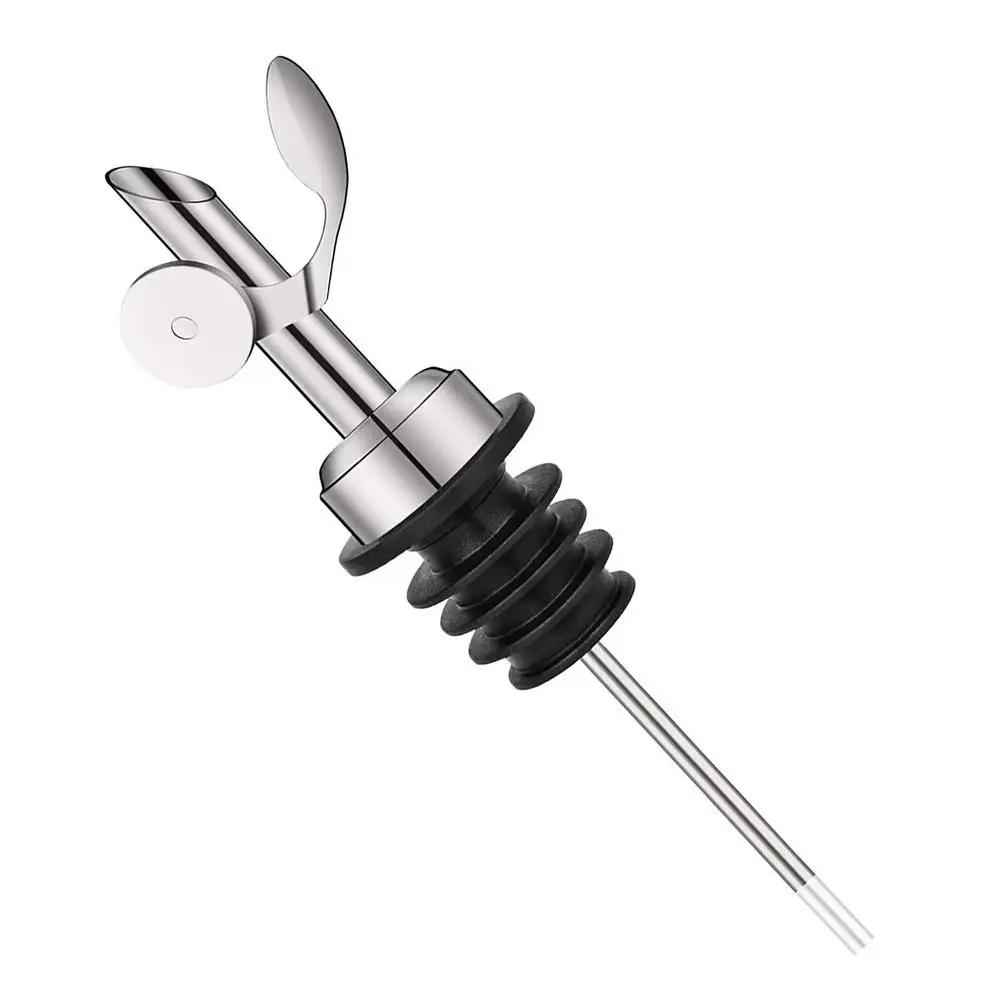 1Pc Oil Bottle Stopper Cap Dispenser Sprayer Lock Wine Pourer Sauce Nozzle Liquor Leak-Proof Oil Pour Spouts Kitchen Tools