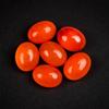 Orange Carnelian Cabochon Lot 9x7mm Oval | Natural Carnelian Gemstone | Loose Stones for Jewelry Making | Polished Cabochons