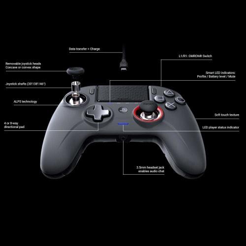 NACON Controller Esports Revolution Unlimited Pro V3 PS4 Playstation 4 / PC - Kabellos/Kabelgebunden - Nacon-31160 2371-1