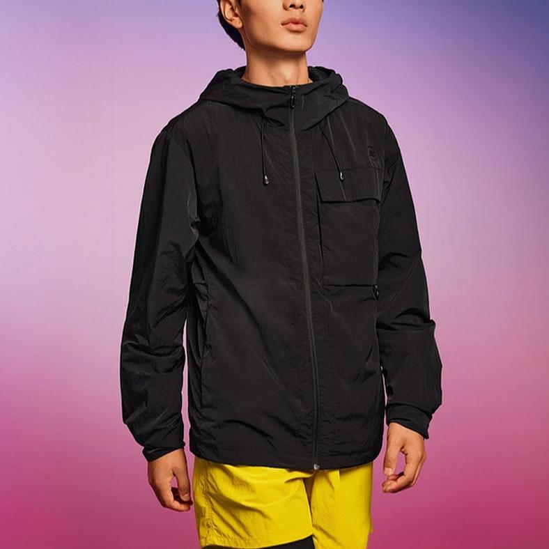 Skechers Comfortable Soft Long Sleeve Jacket Men Jackets Black P424M164-0018