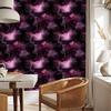 Ink Black and Burgundy Wallpaper for Living Room and Bedroom 50x1000