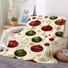 1Pc Golden Stars Night Sky Blanket Soft And Comfortable Casual Warm Camping Travel Christmas Halloween Gift M91736
