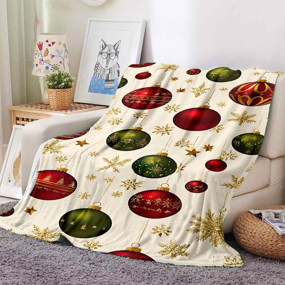 1Pc Golden Stars Night Sky Blanket Soft And Comfortable Casual Warm Camping Travel Christmas Halloween Gift M91736