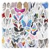 60 Angel Wings Waterproof Graffiti Stickers for Suitcase, Refrigerator, Water Cup, and Computer Decoration