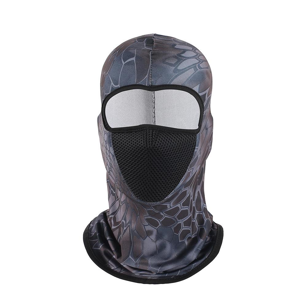 Unisex Cycling Hood: Outdoor Sports Sunscreen Dustproof Pullover with Breathable Mesh Face Mask One Size