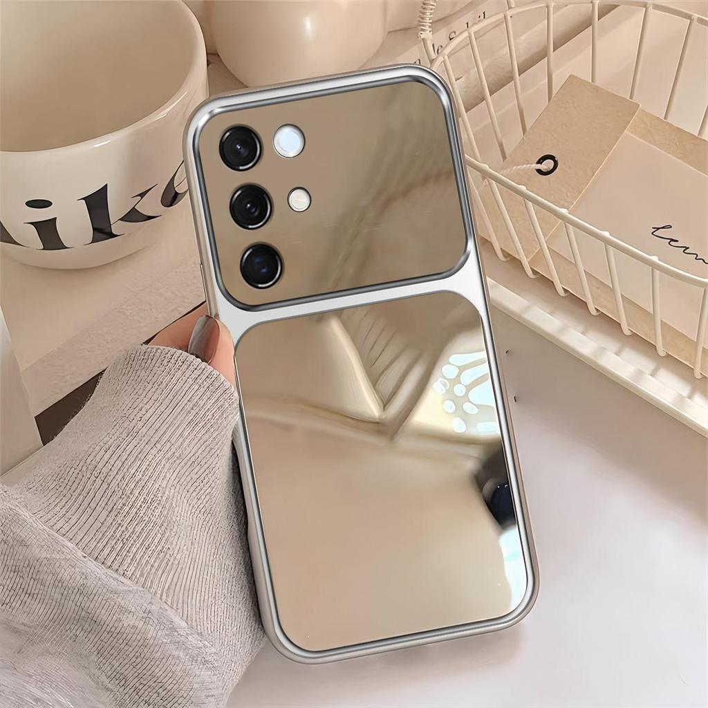 Case for realme C100 5G,C85 Pro,C85 5G,C85,15x 5G Trending Big Window Cover Mirror Phone Casing