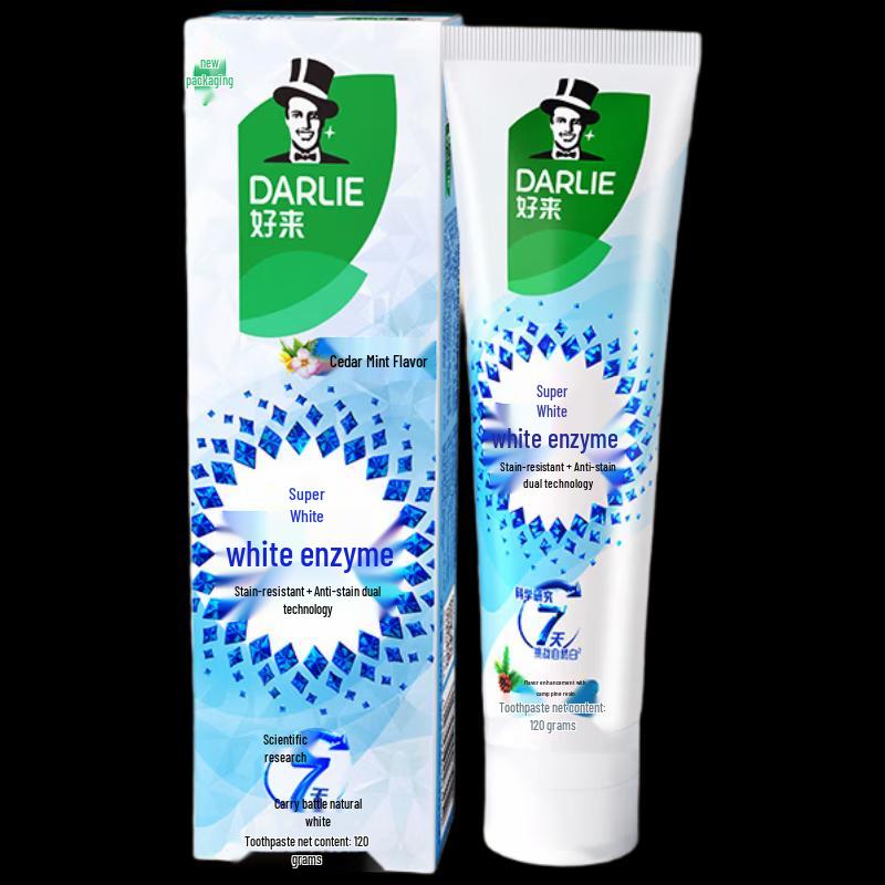 

Darlie White Enzyme Кедр Мята Отбеливающая Зубная Паста 120г