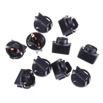 10Pcs T10 W5W 168 192 194 Wedge Instrument Panel Dash Light Base Socket