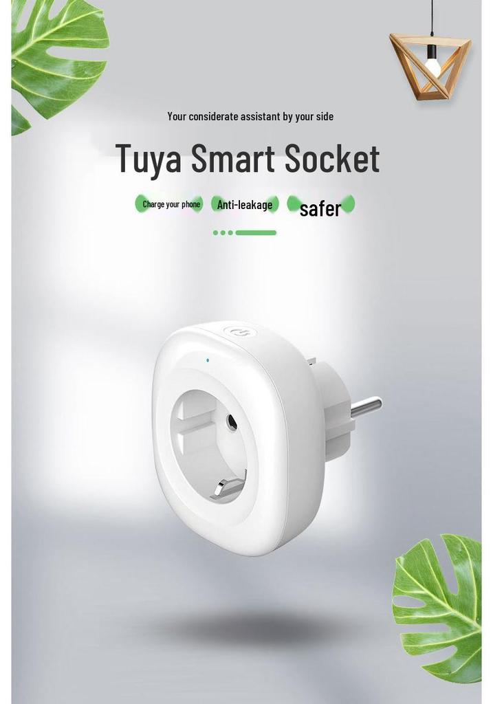 16A EU Smart WiFi Socket with Alexa & App Control – German Standard Plug