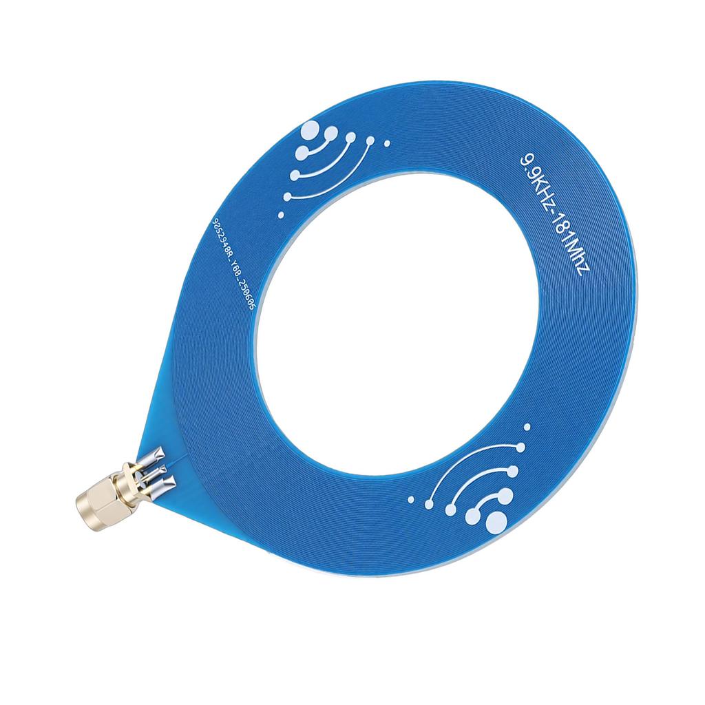 Small Loop Aerial 9.9KHz 181MHz RP SMA Male Connector FM AM SW Donut Aerial for Software Defined Radio