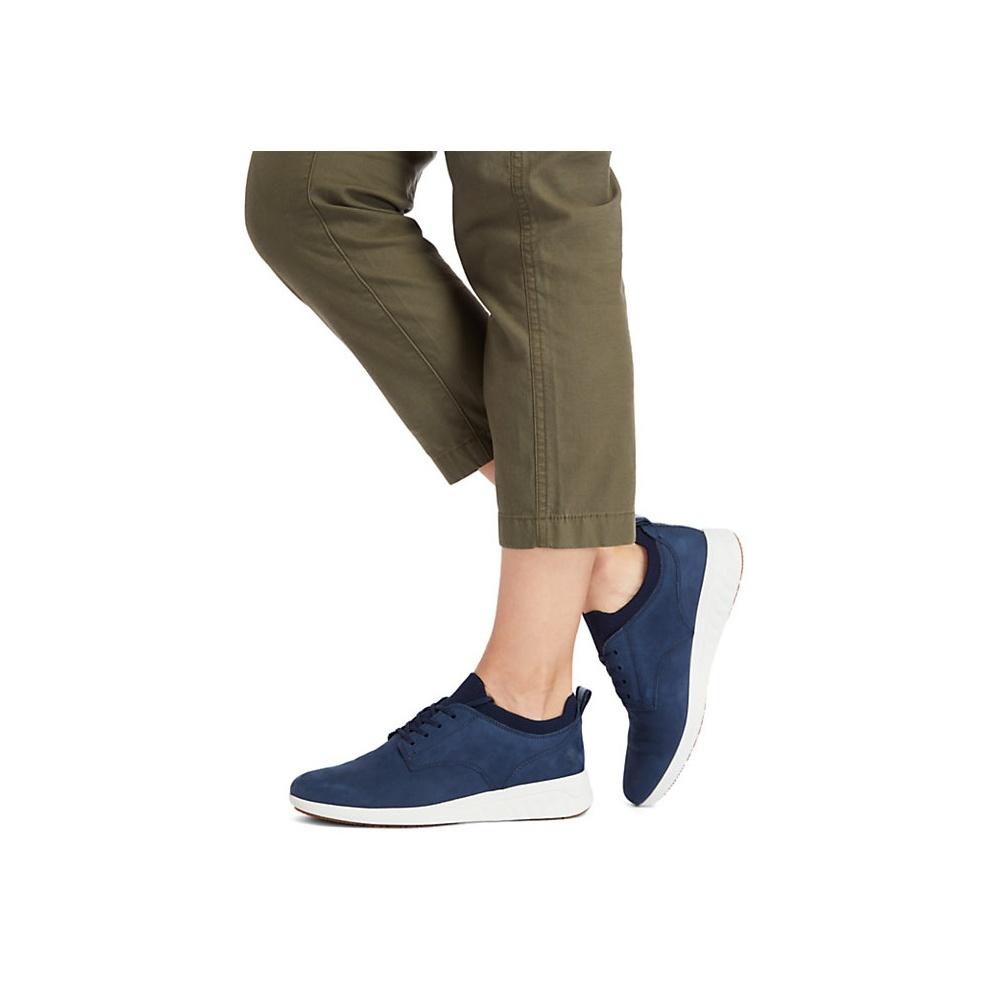Timberland Bradstreet Ultra Durable Slip-Resistant Low-Top Running Shoes Women Sneakers Navy-Blue A2GP9019