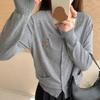 Women's Lightweight 50% Wool 50% Mulberry Silk Cardigan - 4-Season Versatile Knitwear for All-Year Comfort & Style