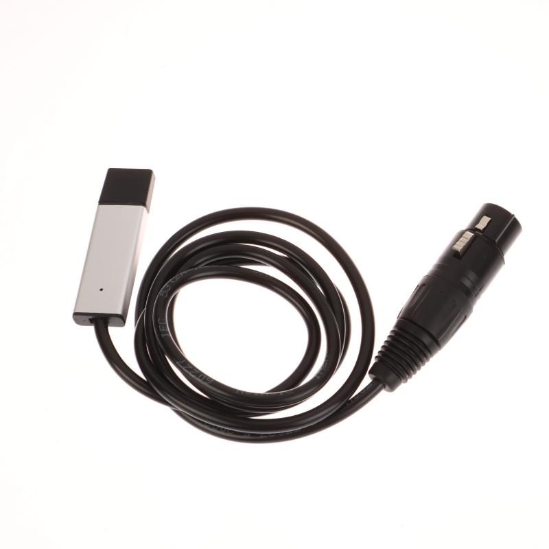 Usb To Dmx Interface Adapter Cable For Stage Disco Moving Head Light Cable Computer Pc Controller Signal Conversion