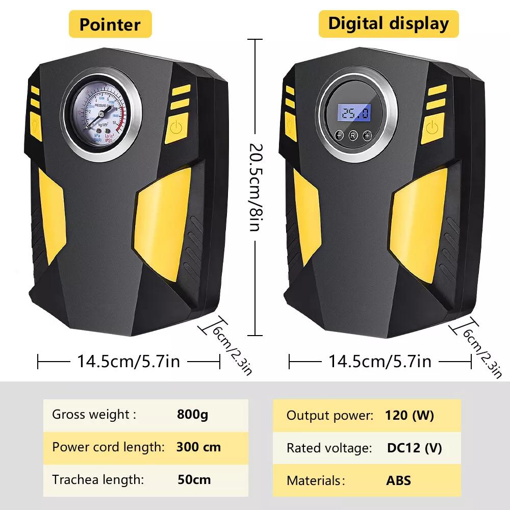 Umflați Rapid 150 PSI Digital Electric Portabil Pompă Compresor Anvelope Pompă de Aer 12V Umflator Anvelope Auto Compresor de Aer Portabil