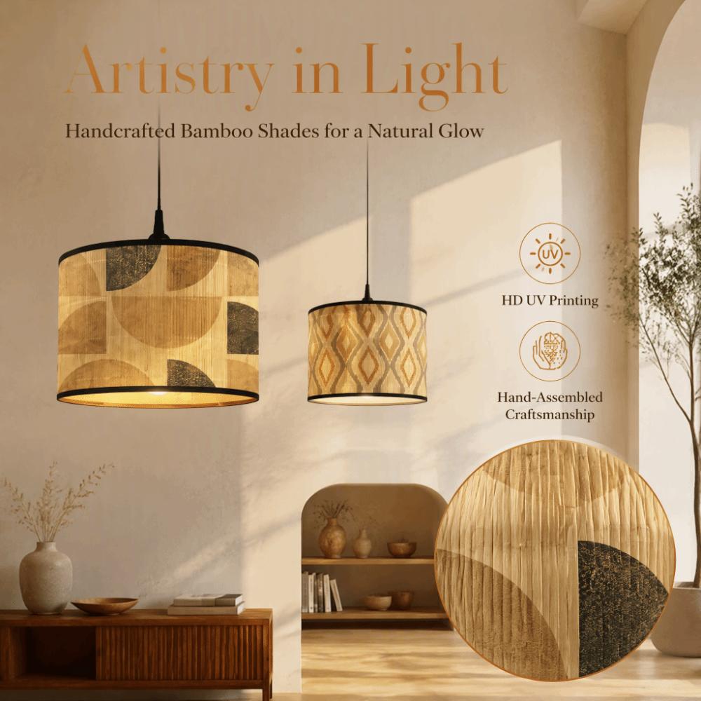 Long-Lasting Pendant Chandelier Handmade Light Cover Retro Style Retro Lampshade Hotel