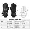 New Winter Outdoor Waterproof Pocket Warm Men's and Women's Gloves Cycling Gloves Non Slip Skiing Gloves Ski Board Accessories