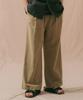 PERSTEP Cool Mix Linen-Like Flare Fit Long Pants Dark Beige Khlp4703