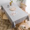 Cross-Border Hot-Selling Fresh Cotton Linen Tablecloth: Wash-Free, Waterproof, and Oil-Proof - Perfect for Household and Coffee Tables