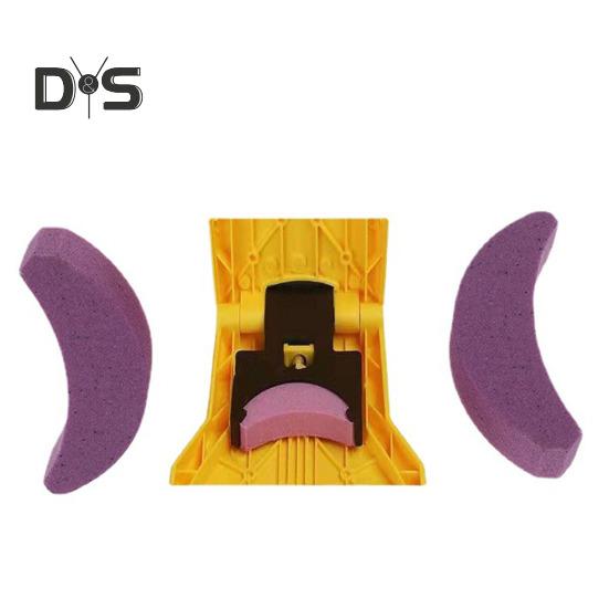 Universal Chainsaw Sharpener Kit Easy-to-use Chainsaw Sharpening Tool with Whetstone Portable Chainsaw Sharpener for 14/16/18/20 Inch Two-Hole