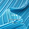 Demana Elegant Gradient Pleated H-Line Dress