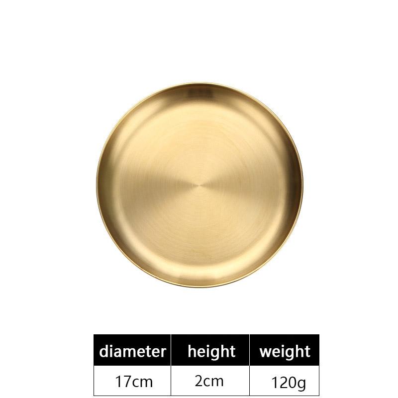 

Обеденные тарелки из нержавеющей стали, золотая сервировочная тарелка, ресторанная тарелка для рыбы, барбекю, суши, морепродуктов, большой плоский поднос для хранения