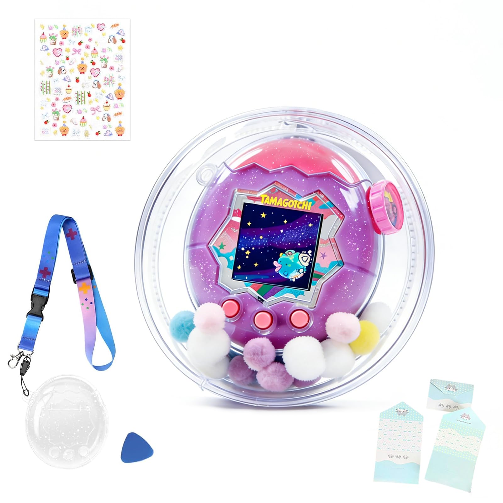 

Ita Bag Message Card For Tamagotchi Paradise Dedicated PC Case Communication Compatible Protective Cover Shockproof Drop Protection Stain Resistant