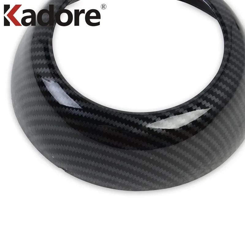 Car Steering Wheel Decoration Cover Trim For Mazda CX30 CX-30 Carbon Fiber Interior Mouldings Accessories