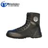 Black High-Top Zipper Security Shoes