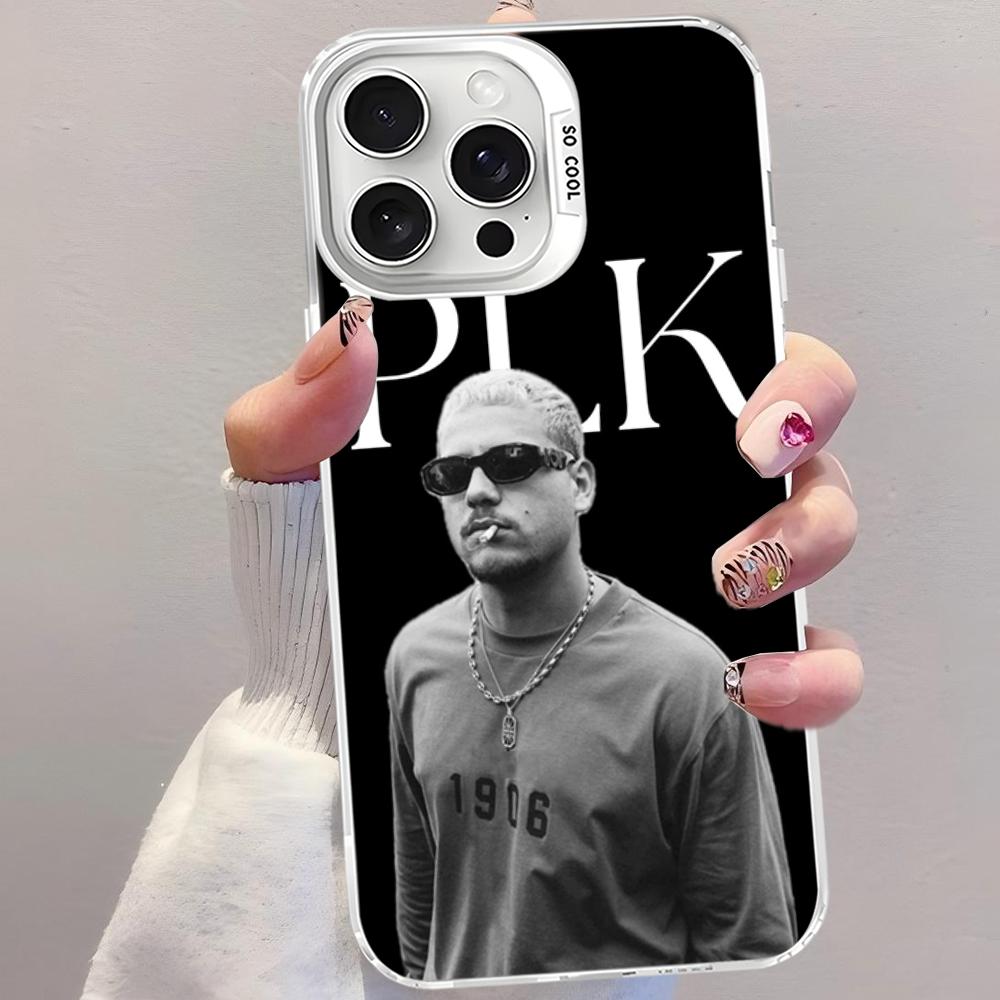 

PLK French Rapper Mathieu Phone Case For IPhone 16 15 14 13 12 11 Pro Max X XR XSMAX 8 7 Plus Matte Shockproof Back Cover iPhone 13 pro